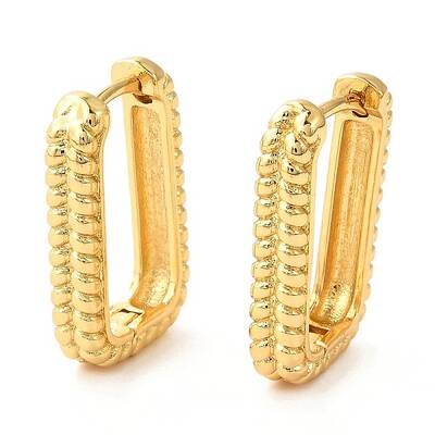 Brass Hoop Earrings