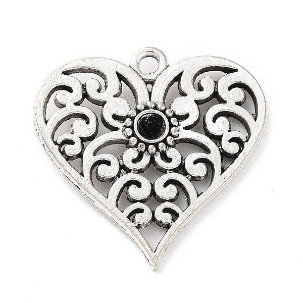 Tibetan Style Alloy Pendant Rhinestone Settings