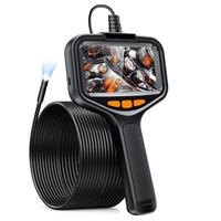 Handheld Borescope Optical Tool with LCD Screen, Work Equipment, Industrial Endoscope Inspection Camera for Car Air Condition...
