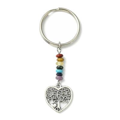 Alloy Tree of Life Pendant Keychain