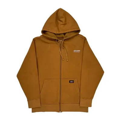 Dickies Zip Up - Medium Brown Cotton Blend