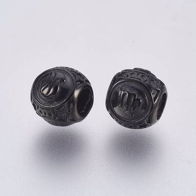 316 Surgical Stainless Steel European Beads