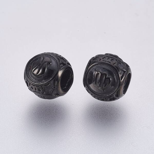 316 Surgical Stainless Steel European Beads
