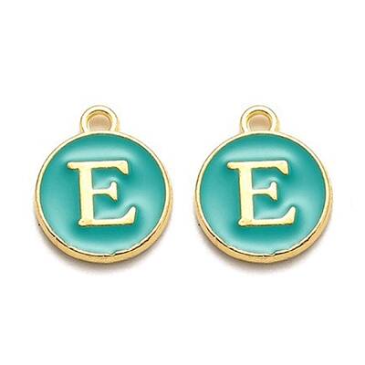 Golden Plated Alloy Enamel Charms