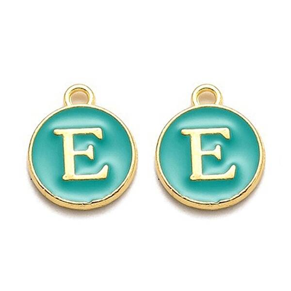 Golden Plated Alloy Enamel Charms