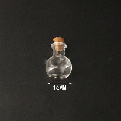 Mini High Borosilicate Glass Bottle Bead Containers