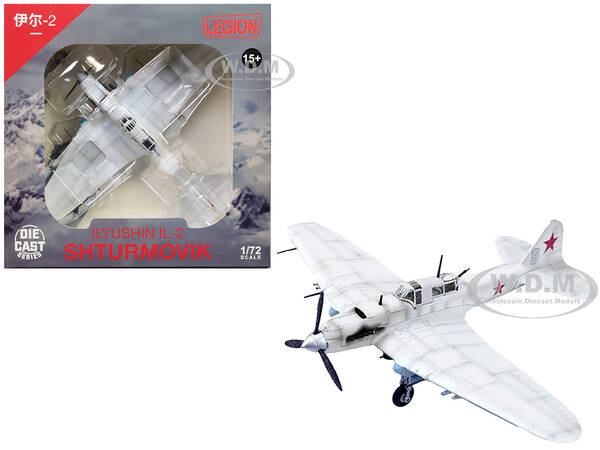 Ilyushin IL-2 Shturmovik Aircraft White \