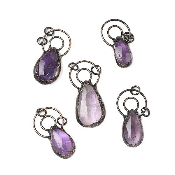 Natural Amethyst Big Pendants