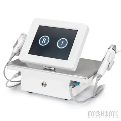 Gold Micro Crystal RF Machine Cold Hammer Skin Tightening Pore Refining For Spa