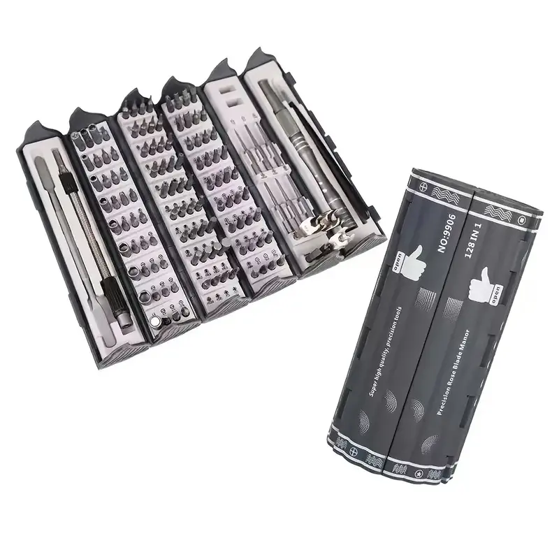 128-In-1 Precision Screwdriver, Multifunctional Electronic Devices Repair & Assembly Tool, Tool Kits With Storage Box