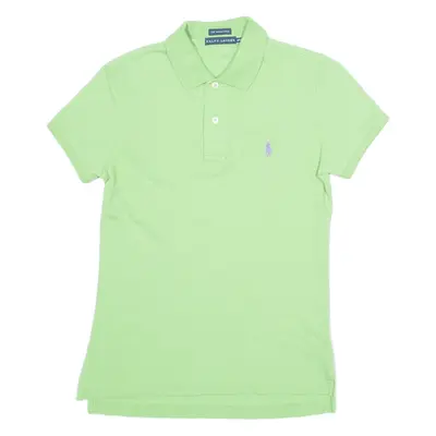 RALPH LAUREN Skinny Fit Mens Polo Shirt Green M