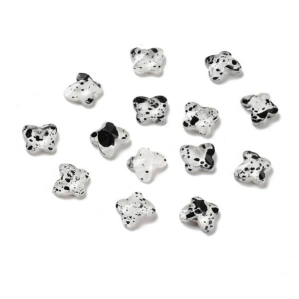 Spot Pattern Resin Cabochons