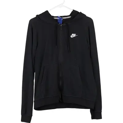 Nike Hoodie - Medium Black Cotton Blend