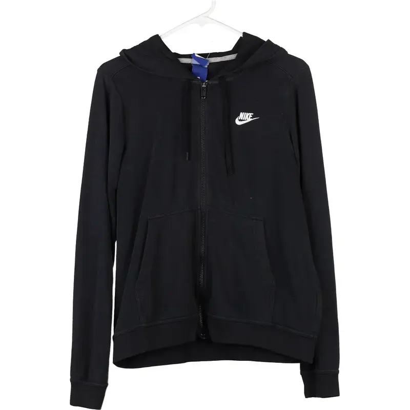Nike Hoodie - Medium Black Cotton Blend