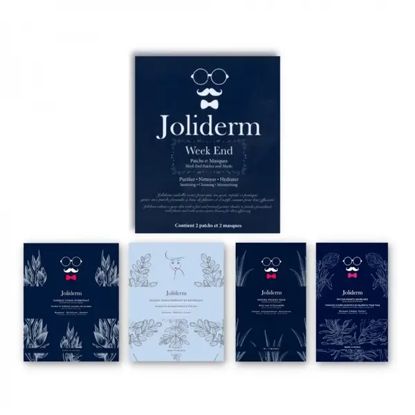 Week End Set Joliderm: Tissue Mask and Patch Local Treatment, For the Face