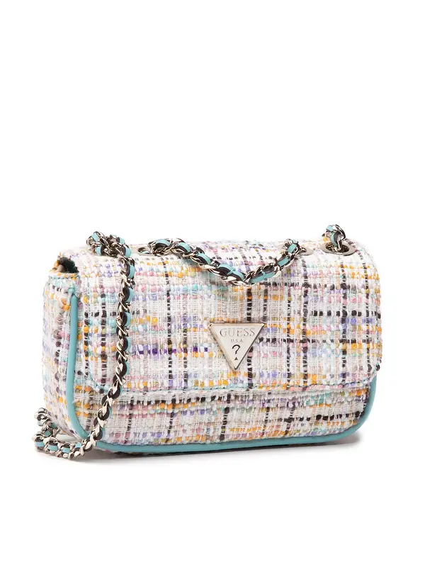 Guess, Cessily, Fabric Shoulder Bag, Multicolor, hwtm76, Women's
