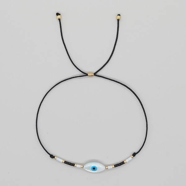 Natural Shell Evil Eye Bracelets
