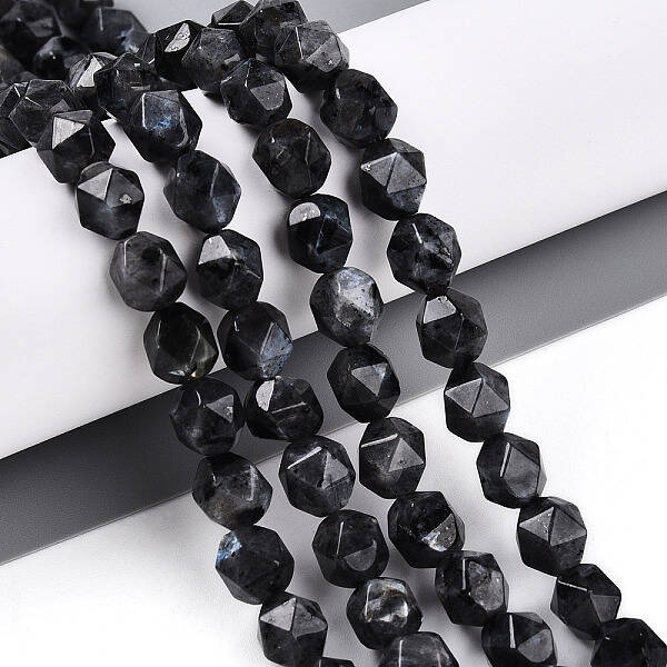 Natural Larvikite Beads Strands