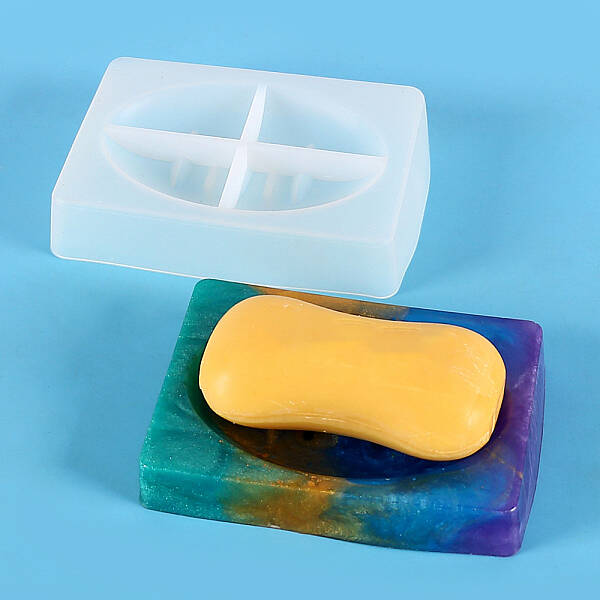 Self-Draining Soap Dish Silicone Molds