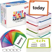 Torlam Sight Words & Phonics Flash Cards Learn to Read Digraphs CVC  Blends Long Vowel Sounds Spelling Reading Phonics Games ...