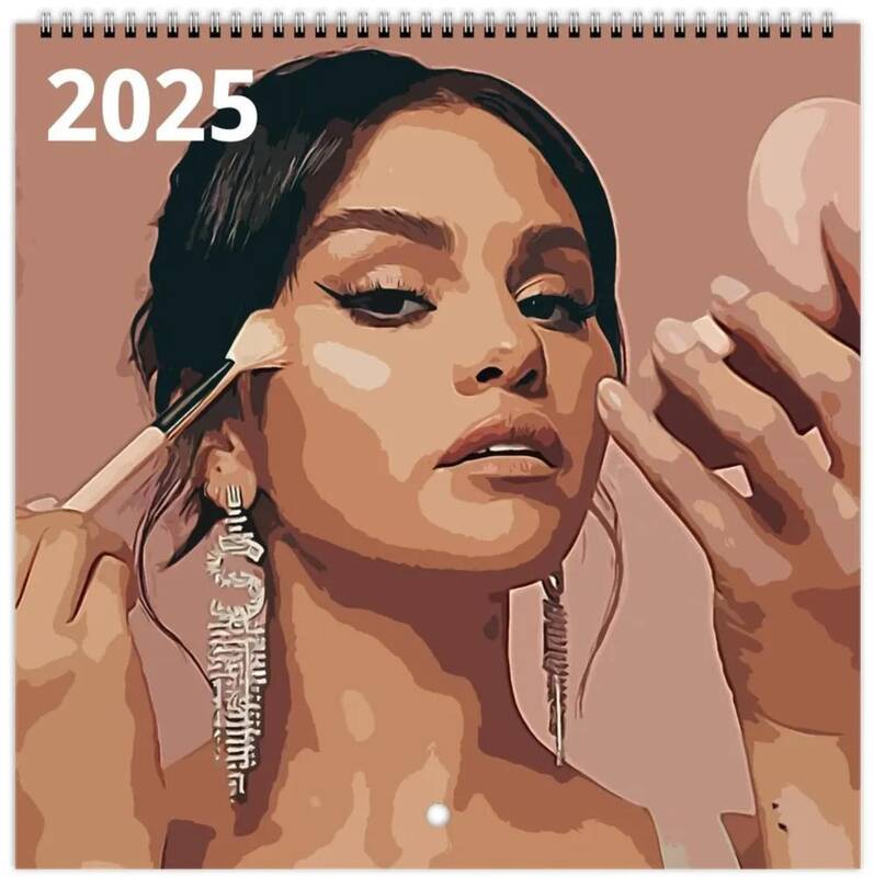 Selena Gomez, 2025 Calendar, 12 Month Calendar