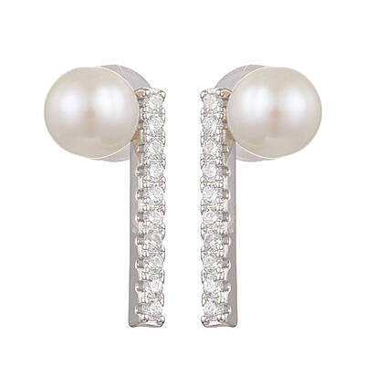 Natural Pearl Ear Studs