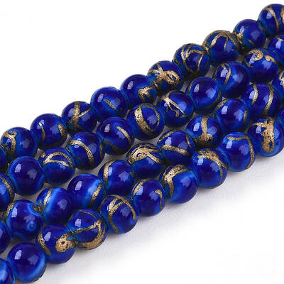 Baking Painted Glass Beads Strands