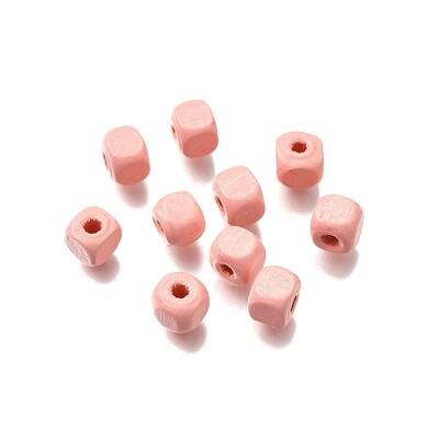 Spray Painted Wooden Beads