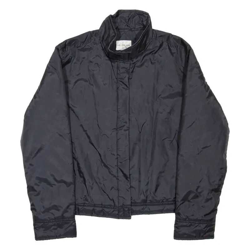 CALVIN KLEIN JEANS Womens Jacket Black Nylon M
