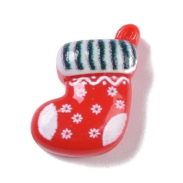 Opaque Christmas Theme Resin Cabochons