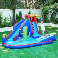 Yaheetech Inflatable Water Slide, Blow Up Water Slide Park Castle for Kids Aged 3-10 w/Splash Pool, Water Cannon, Ring Toss, ...
