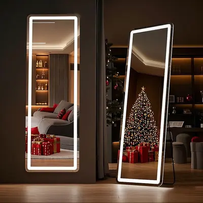 Full Length LED Mirror with Stand, 64\