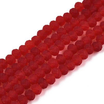 Transparent Glass Beads Strands