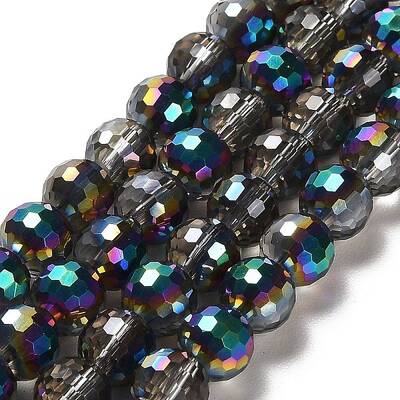 Electroplate Glass Bead Strands