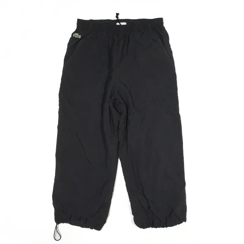 LACOSTE 3/4 Trousers Black Regular Straight Mens W26 L20