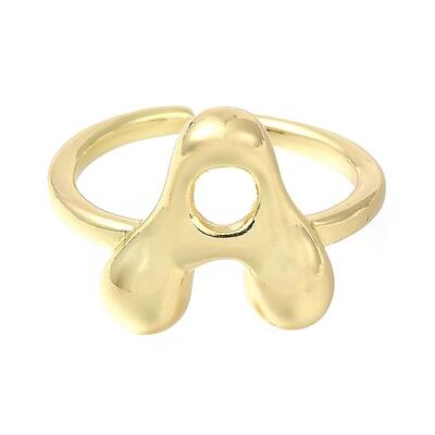 Rack Plating Brass Open Cuff Rings