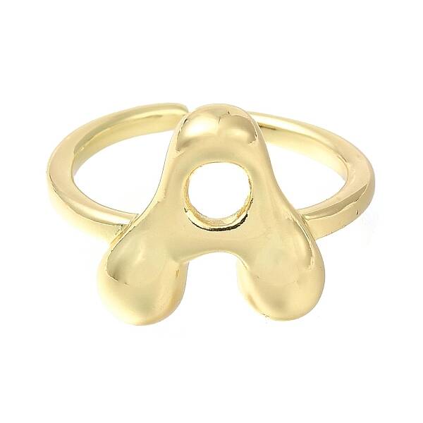Rack Plating Brass Open Cuff Rings
