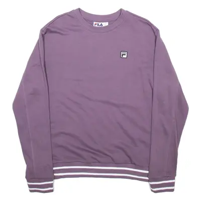 FILA Womens Sweatshirt Purple XL