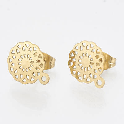 304 Stainless Steel Stud Earring Findings