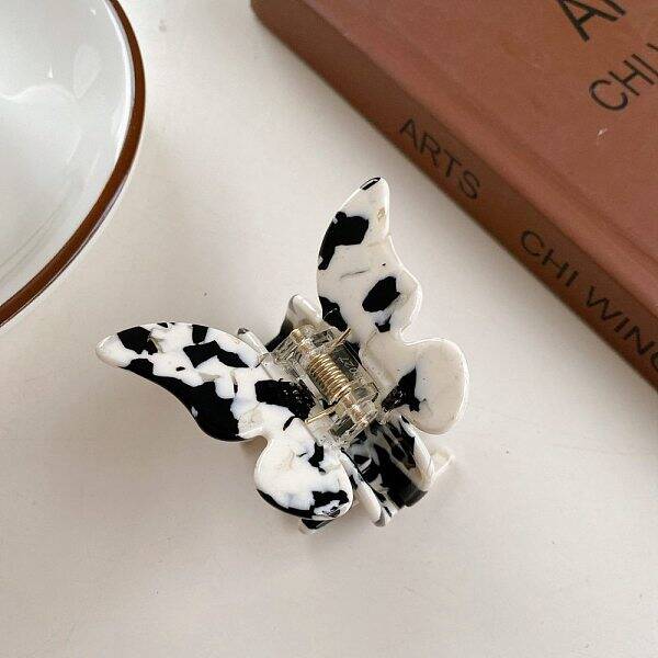 Cellulose Acetate(Resin) Butterfly Hair Claw Clip