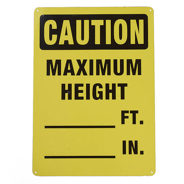 UV Protected & Waterproof Aluminum Warning Signs