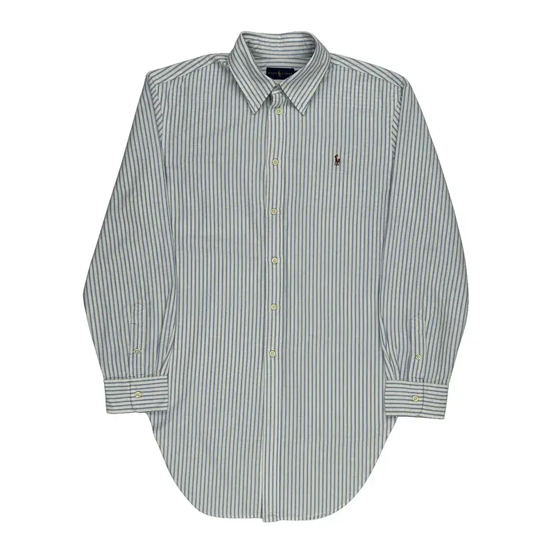 Ralph Lauren Striped Shirt - XL Blue Cotton | Size: x-large