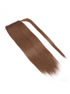 UNice Clip In Ponytail Extension Chocolate Brown Straight Human Hair