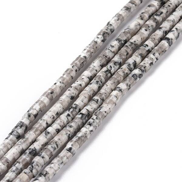 Synthetic Sesame Jasper Beads Strands
