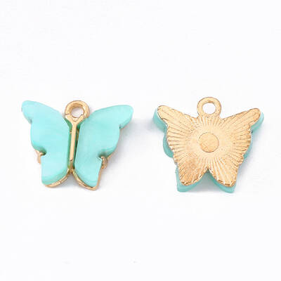 Alloy Acrylic Pendants