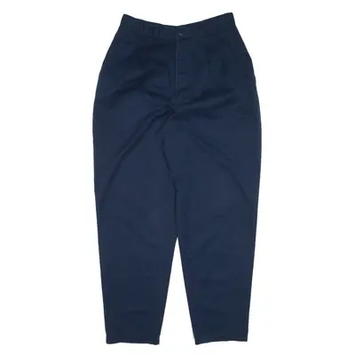 Trousers Blue Regular Tapered Womens W26 L27