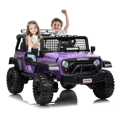 Garvee Ride - P Series: 2 Seater Ride On Car for Kids, 24V Electric Truck with Parent Remote Control, Spring Suspension, 2 Sp...