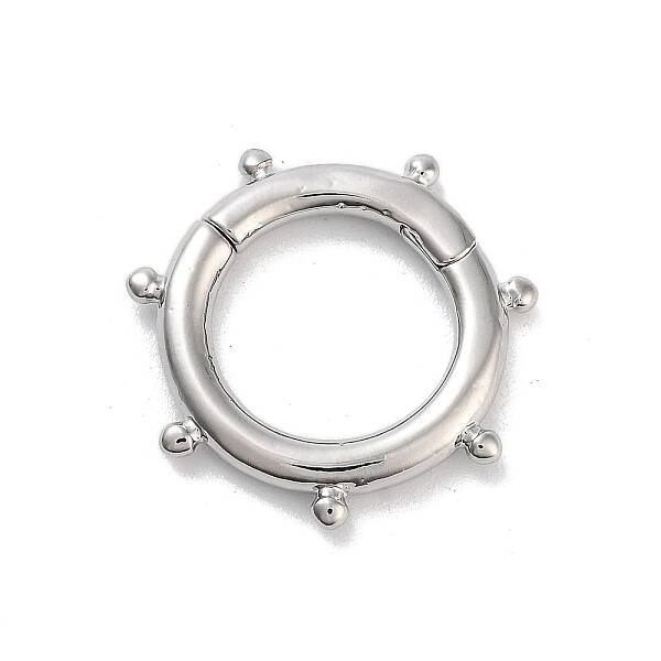 Brass Spring Gate Rings