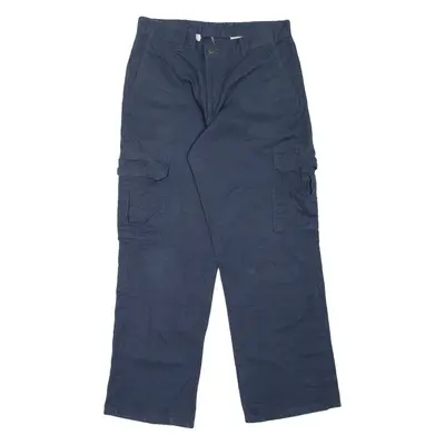 DICKIES Cargo Style Workwear Mens Trousers Blue Loose Straight W31 L30
