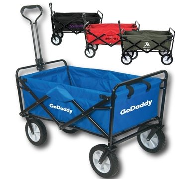 1 Customized Folding Utility Wagon - Heavy Duty & 150lb Capacity